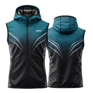 Deep Armhole Sleeveless Hoodie