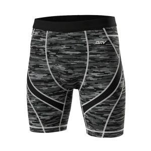 Inseam Compression Shorts with Pocket